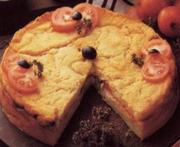 Torta di patate farcita