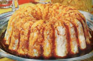 Torta di riso caramellata