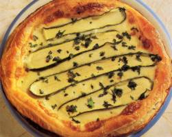 Torta sfogliata con zucchine