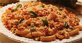 Tortiglioni alla filippina