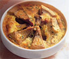 Tortino con carciofi