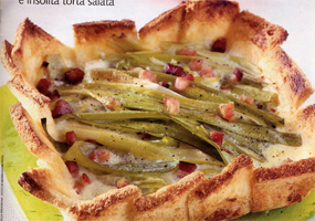 Tortino di porri