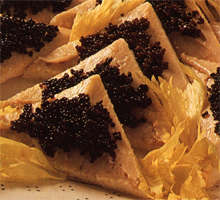 Triangolini al caviale