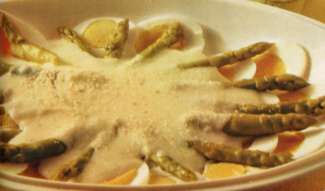 Uova con asparagi