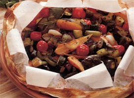 Verdure al cartoccio