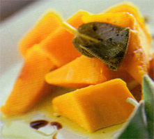 Zucca marinata all'aceto