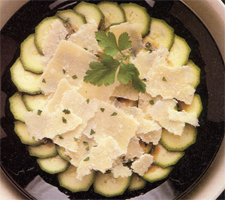 Zucchine a carpaccio
