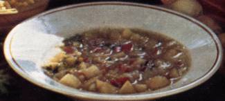 Zuppa di riso e patate